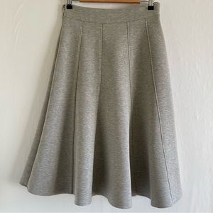 Anthropologie Gray A-Line Skirt
